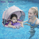 Mambobaby Baby Float Schwimmring mit Dach Infant Waist Floater Nicht aufblasbare Boje Strand Pool Zubehör Spielzeug Schwimmtrainer