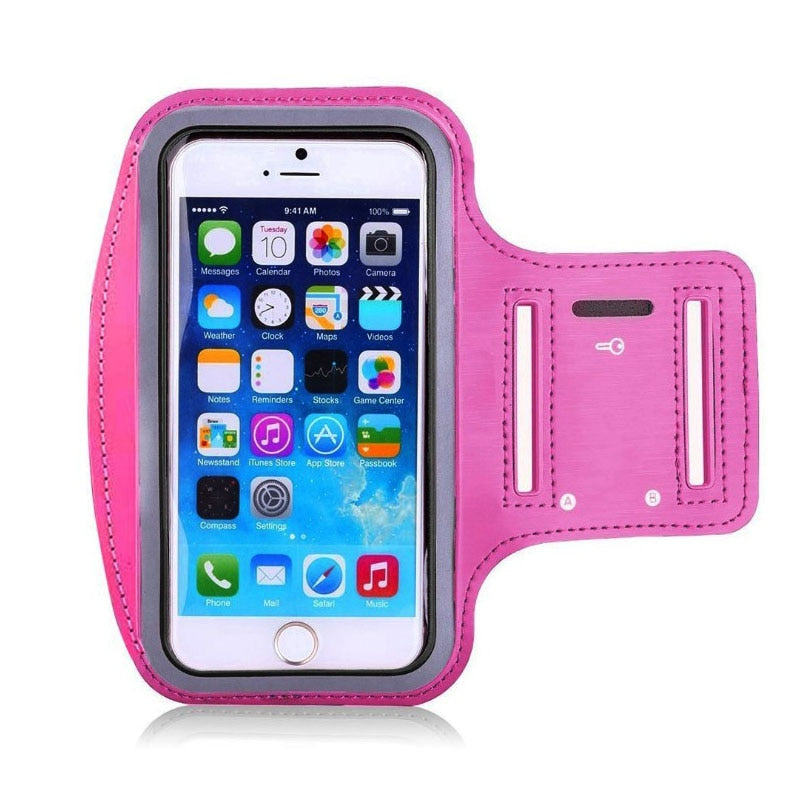 Running Bags Men Women Armbands Touch Screen Cell Phone Arms Band Phone Case Sports Accessories for 4-6.3 Inch Smartphone