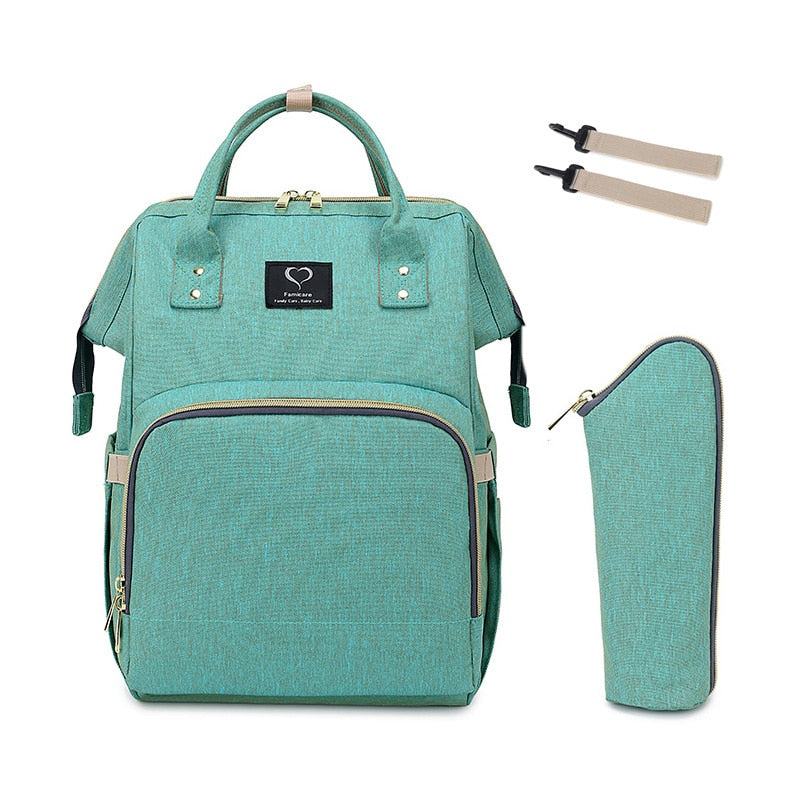 Bolsa de maternidad, mochila para pañales de bebé, bolsas para cochecito, USB de gran capacidad, bolsas de pañales impermeables, Kits, bolso de viaje para mamás, bolso de lactancia