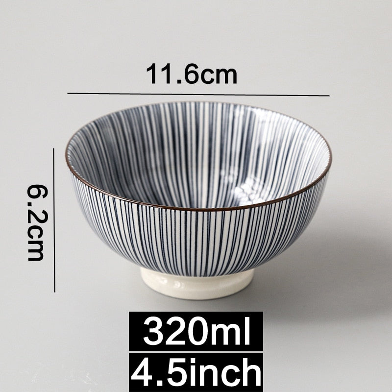 Japanese and Wind 4.5-inch Rice Bowl Ceramic Unglazed Anti-scalding Bowl European Simple Household Soup Bowl  High-legged