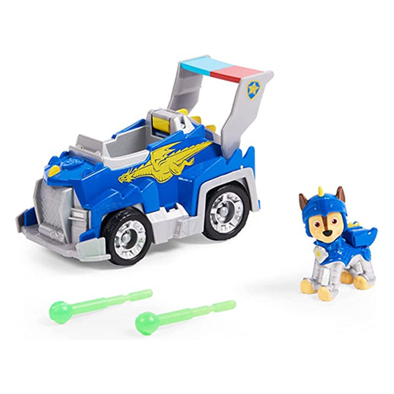 Juego de cachorros de perro de rescate de la patrulla canina genuina, coche de juguete, Patrulla Canina, modelo de figura de acción, Chase Skye, coche de escombros para niños, regalo