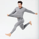 100 % Merinowolle für Herren, Winter, 280 g/m² Dicke, thermisches, warmes Unterwäsche-Set, atmungsaktives Oberteil, Hosen-Set