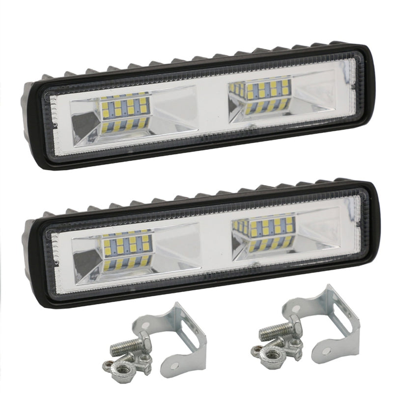 Faros delanteros LED de 12-24V para motocicleta, camión, barco, Tractor, remolque, luz de trabajo todoterreno, foco de luz de trabajo LED de 36W