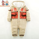 Baby ClothesWinter Cap Hats Baby Sweaters Baby Rompers Thick Cotton Outfit Newborn Jumpsuit for Children Baby Costume