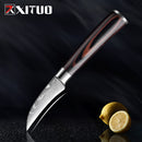 XITUO Kitchen Knife Japanese Knife Cooking Set 3&quot; 5&quot; 7&quot; 8&quot; inch+Laser Damascus Pattern Paring Fruit Vege Chef Knife Kitchen Tool