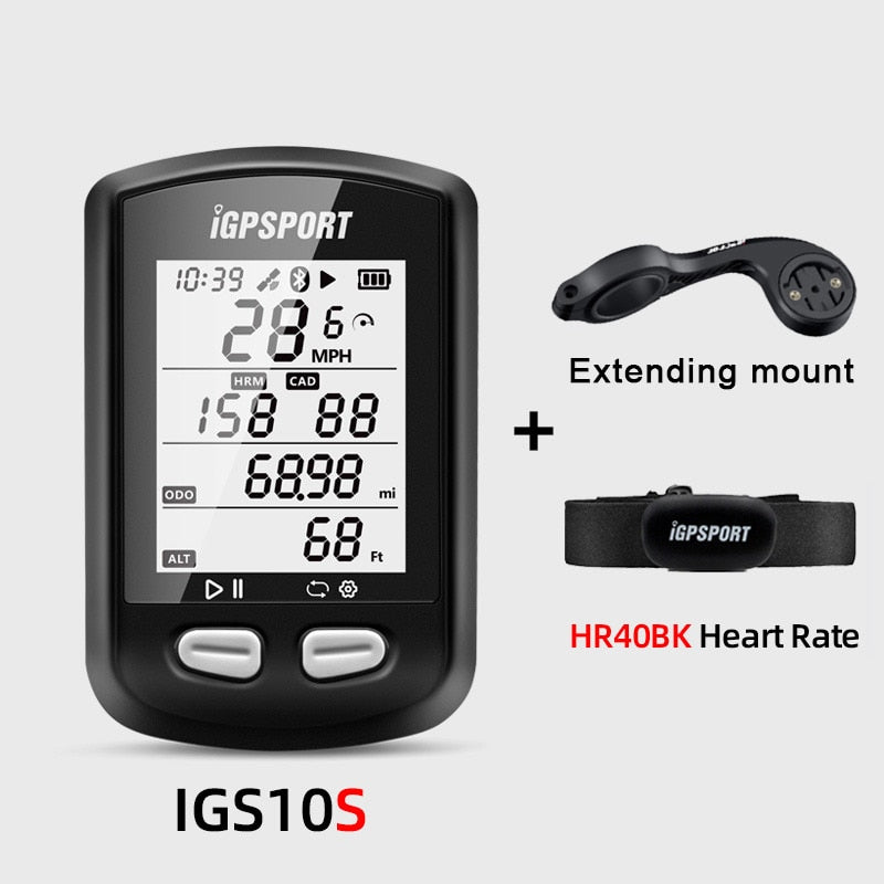 iGPSport 10s Wireless GPS Tachometer Rennrad MTB Fahrrad Bluetooth ANT+ mit Trittfrequenz Fahrradcomputer nicht Garmin XOSS