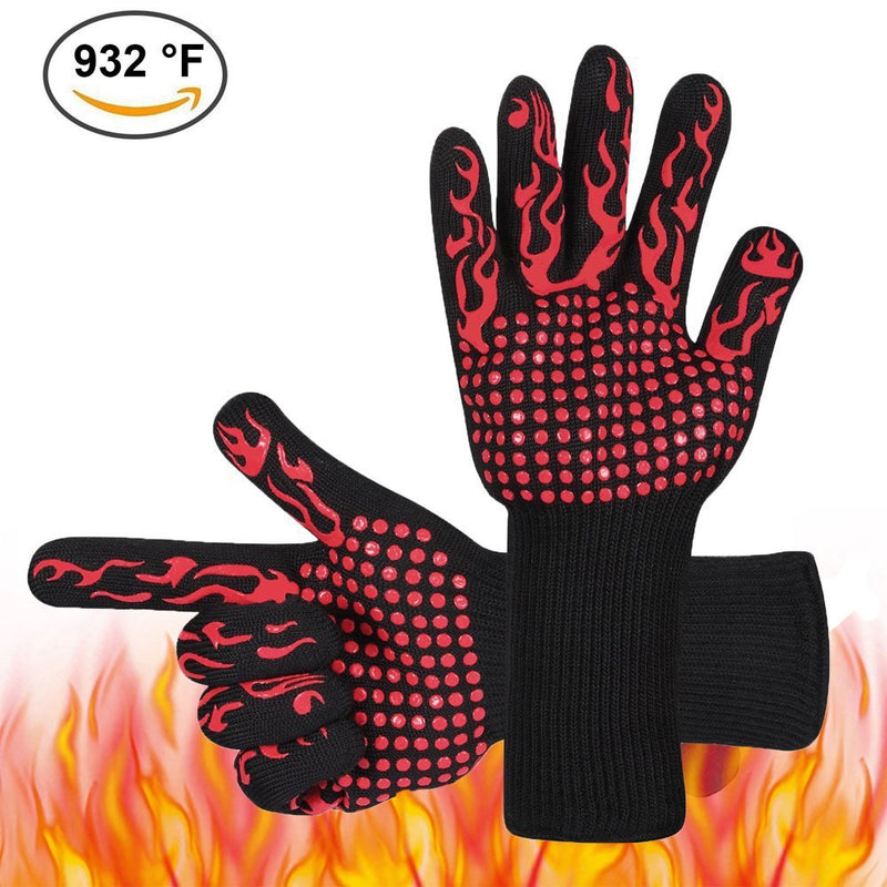 Guantes de cocina resistentes al calor para horno, Guantes de silicona para parrilla, agarraderas multifuncionales para hornear, barbacoa, Guantes Horno, 2 uds.