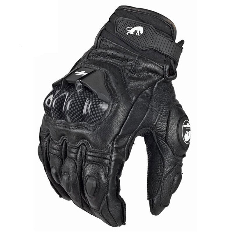 Hochwertige Echtlederhandschuhe Herren Luva Moto Motorradhandschuhe AFS6 Guantes Rekawice Motocyklowe