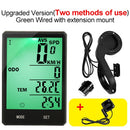 INBIKE Waterproof Bicycle Computer Wireless And Wired MTB Bike Cycling Odometer Stopwatch Speedometer Watch LED Digital Rate