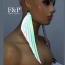 Bailarina de arcoíris reflectante holográfica Rave Top Bandeau Burning Man Festival Top disfraz de carnaval Gogo ropa de baile en barra ropa