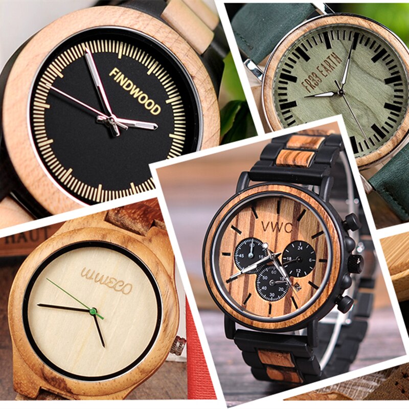 Personality LOGO Words Message Engraved Wood Watch or Sunglasses Logo Customized Item No Products Engraving Special Gift