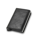 DIENQI Rfid-Kartenhalter Herren Geldbörsen Schlank Kleine Herren Leder Geldbörse Mini Tasche Geldbeutel Damen Geldbörse Valet Carteira Masculina