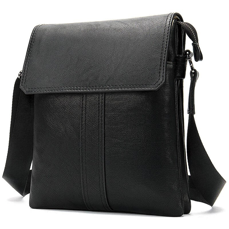 Westal Herren Umhängetasche Herren Echtes Leder Messenger Bags Big Male Schwarz Umhängetaschen für Herren Tasche Leder Man Handtaschen 8830