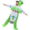 Erwachsene Kinder Astronaut Alien Aufblasbare Kostüme Lustige Maskottchen Cartoon Anime Kostüm Anzug Purim Halloween Party Cosplay Kostüm