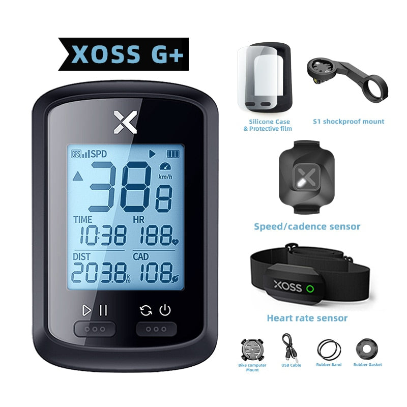XOSS G plus G bike GPS Bicycle Computer Wireless Speedometer Waterproof cycling gps cycle computer Bicycle speedometer