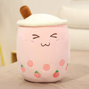 25/70 cm Real-Life Bubble Tea Cup Plüschtier Kissen Gefüllte Lebensmittel Weiche Puppe Milch Tee Tasse Kissen Kissen Kinder Spielzeug Geburtstagsgeschenk