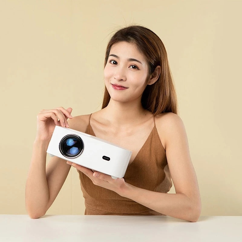 Projektor 4K Global Version Wanbo X1 Mini-Projektor Mini-LED-tragbarer Projektor 1280 * 720P Trapezkorrektur für das Home Office
