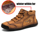 Bequeme lässige Lederschuhe Herren Turnschuhe Leder Loafer handgefertigte Herrenschuhe Winter atmungsaktive Wohnungen Schuh heißer Verkauf Mokassins