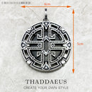 Amuleto mágico símbolo de la suerte árbol flor Karma Whell sol pájaro mariposa colgantes joyería 925 plata esterlina regalo para Mujeres Hombres