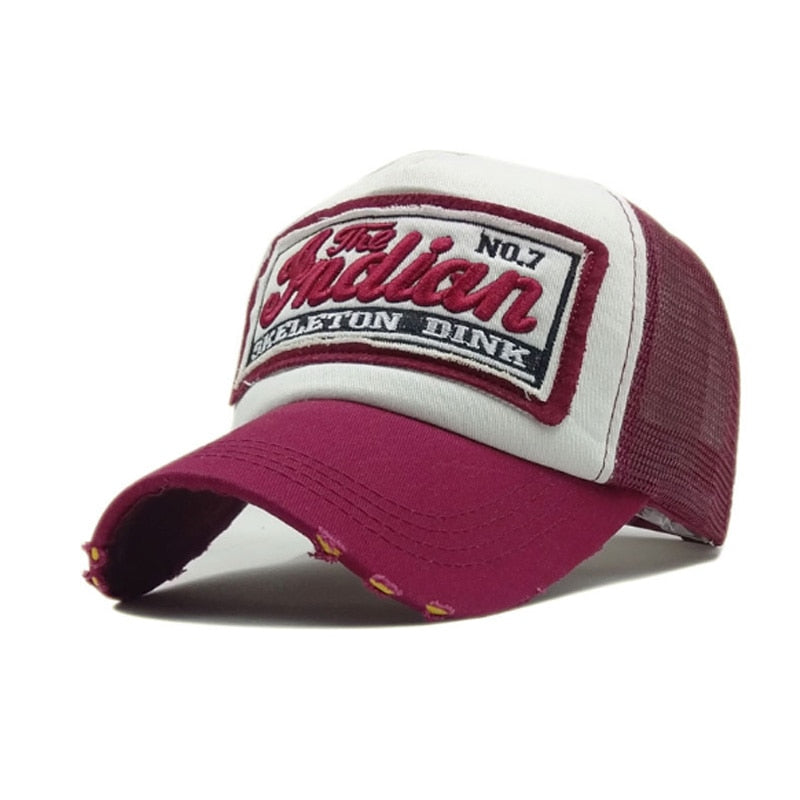 Gorra de béisbol de malla de marca para hombres y mujeres, gorra Snapback de verano con letras bordadas, gorras ajustadas, gorra informal para papá, gorras de hueso para hombre