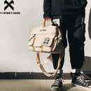 11 BYBB'S DARK Vintage Hip Hop Umhängetasche Streetwear Canvas Multi Pockets School Messenger Chest Umhängetasche Herren Damen