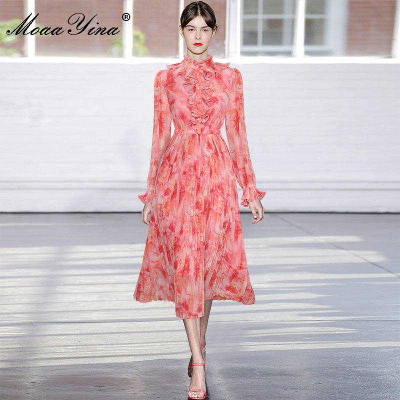 MoaaYina Fashion Designer Summer dress Women&