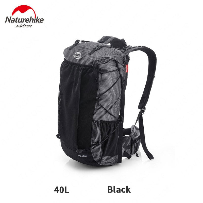 Naturehike 60L+5L Camping Backpack 1.16kg High Capacity 15kg Load Camping Backpack Tear-Risistant Hiking Backpack Waterproof