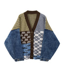 Brief Stickerei Lose Pullover Frauen Winter Frauen Mantel Strickjacke Adrette Kleidung Y2K Süßes Mädchen Casual Strickpullover Top