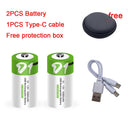 NEU Lithium-Akku der Größe D mit 12000 mWh Lithium-Ionen-Akkus zum Aufladen über USB für Warmwasserbereiter mit Erdgasherd