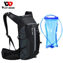 WEST BIKING Fahrradtaschen Tragbarer wasserdichter Rucksack 10L Radfahren Wassersack Outdoor Sport Klettern Wandern Beutel Trinkrucksack