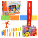 Kinder Domino Zug Auto Set Sound Licht Automatische Verlegung Domino Ziegel Bunte Dominosteine ​​​​Blöcke Spiel Pädagogisches DIY Spielzeug Geschenk