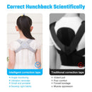 Einstellbarer intelligenter Haltungstrainer Smart Posture Corrector Obere Rückenstütze Schlüsselbeinstütze zur Schmerzlinderung bei Männern und Frauen