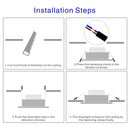 10 teile/los Led Downlight 3 Watt 5 Watt 7 Watt 9 Watt 12 Watt 15 Watt 220 V Deckeneinbauleuchte 3/4/5 zoll Runde Led Panel Down Light Scheinwerfer Beleuchtung