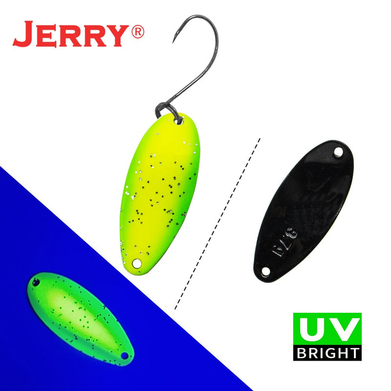 Jerry Serpent Micro Fishing Spoons Brass Wobbler Lake Area Trout Chub Perch Metal Lures Baubles