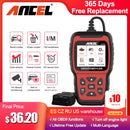 Ancel AS500 OBD2 Scanner Motorcodeleser OBD Autodiagnose Autodiagnosetool Lebenslanges kostenloses Update OBD2 Automotive Scanner