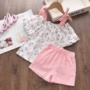 Bear Leader Summer Baby Girls Clothes Suit Toddler Girl Clothes Baby Girl Outfit Embroidered T-shirt Tops Shorts Pants 2Pcs Set