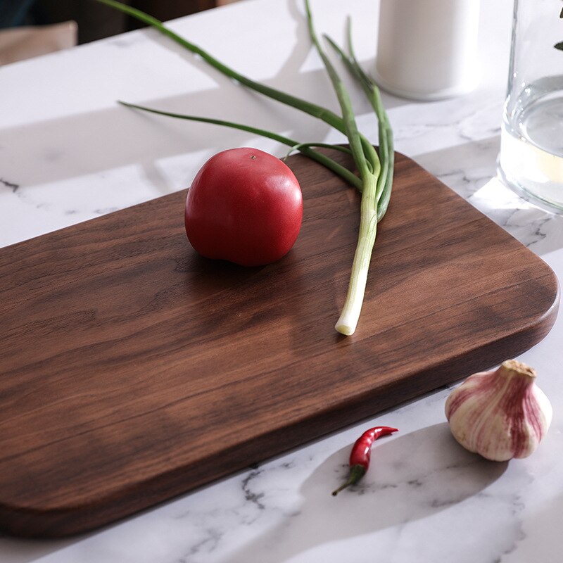 Black Walnut Wood Kitchen  Cutting Board Solid Wood Rootstock Lacquerless Fruit Chopping board Kitchen wooden cutting board