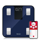Sinocare Smart Körperfettwaage Personenwaage Test 12 Körper Datum Masse BMI Gesundheit Waage LED Anzeige Bluetooth