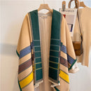 Warmer Winterschal Kaschmir Frauen Pashmina Design Druck Schals Wrap Weibliche Dicke Decke Weiche Bufanda Stolen 2022 Mode