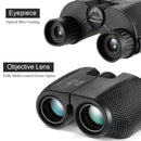 Professional Binoculars 10x25 BAK4 Prism High Powered Binocular Portable Hunting Telescope Scope  monocular luneta