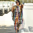 Cover-ups 2022 Kaftan Beach Print SnakeSkin Badeanzug Cover Up Kimono Plage Beach Robe Femme Long Dress Sarong Dress Beachwear