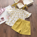 Bear Leader Summer Baby Girls Clothes Suit Toddler Girl Clothes Baby Girl Outfit Embroidered T-shirt Tops Shorts Pants 2Pcs Set