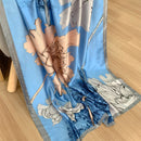 2022 180 * 90 cm Frauen Schal Sommer Seidenschal Dame Wrap Weiche weibliche Europa Designer Strand Bandana Foulard Schalldämpfer Mädchen Pareo