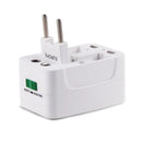 Multifunktions-Reisestecker-Adapter All-in-One-Konverter-Ladegerät Weltweiter Universal-US-UK-AU-EU-USB-Netzstecker-Adapter