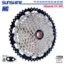 SUNSHINE Fahrradkassette 8/9/10/11/12Speed ​​Freilauf 32/36T/40T/42T/46T/50T/52T Ritzel HG Struktur Schwungrad Für SHIMANO/SRAM