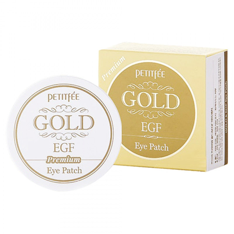 PETITFEE Premium Gold EGF Eye Patch 60PCS Collagen Eye Mask Ageless Anti Wrinkle Eye Bags Dark Circles Puffy Korea Cosmetics