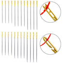 LMDZ 12/24 STÜCKE Blindnadel Ältere Nadel Seitenlochnadeln Schwanzseitenöffnung Edelstahl Handnähnadeln Einfädeln