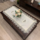 Tablecloth Rectangle Table Cloth European Embroidered Coffee Table Cover Table Western Tea flower Solid Color Fabric Lace Book