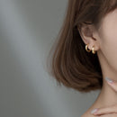 TrustDavis Creolen aus 925er Sterlingsilber für Männer/Frauen, süßes, ordentliches Geschenk für Mädchen/Jungen, edles Schmuckzubehör, Partygeschenk, DA1417