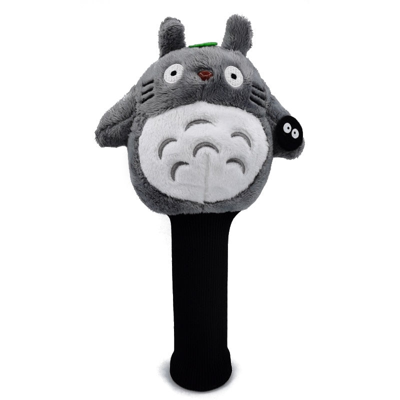 Animal Golf Wood Head Covers Golf Driver Fairway Headcover Plush Totoro Protecter Mascot Novelty Cute Gift